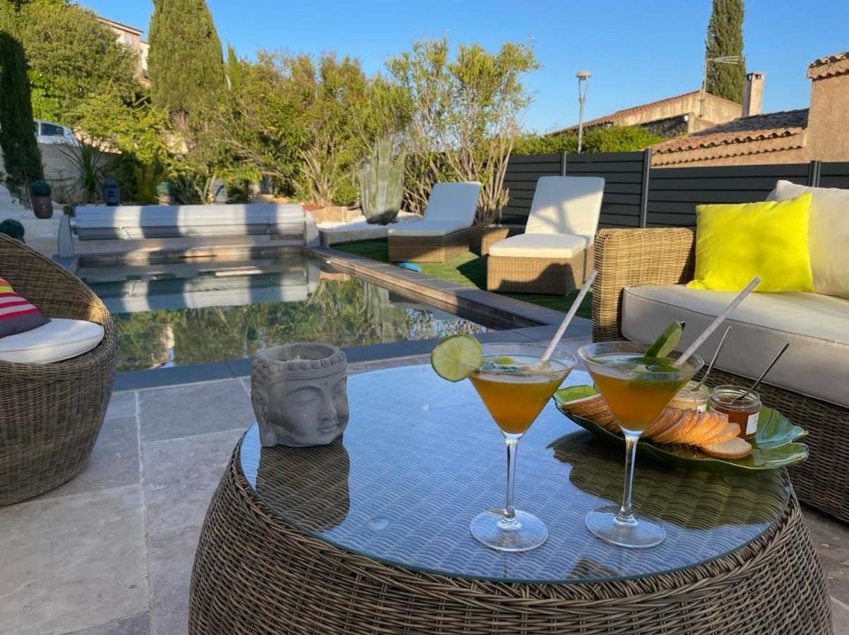 Casa Amor & Spa, Appartement Suite Jacuzzi & Piscine Chauffee Montfort-sur-Argens エクステリア 写真
